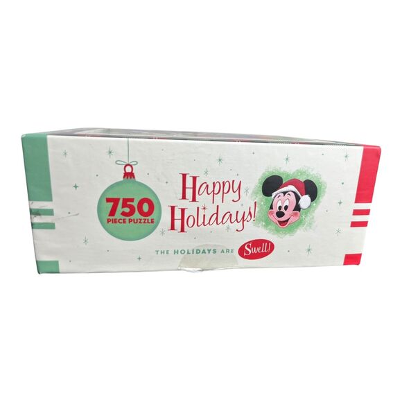Disney Theme Park Merchandise - Retro Holiday 750 Piece Puzzle - Micky & Minnie - Picture 4 of 7